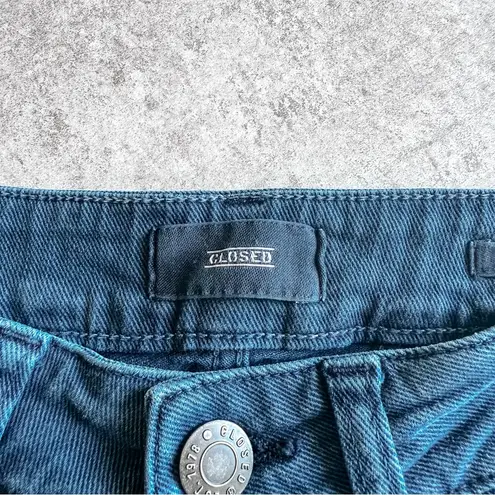 Closed Teal Slim Leg Baker Jean Size 24 Blue