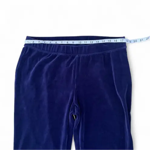 Zenergy by Chico's Navy blue velour tracksuit/Jacket and Pants Set.Size 2