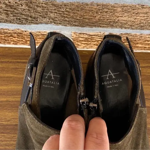 Aquatalia Farin Olive Green Buckle
Booties 8