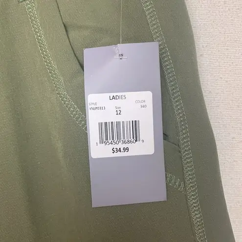 44 North womens 12 large casual jogger pants olive green gorp north rei new lulu