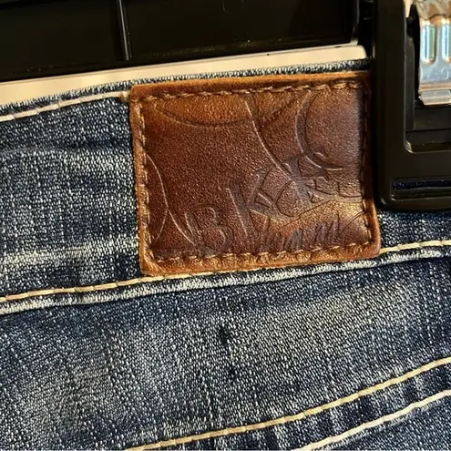 BKE Womens Size 30 Culture Crop Capri Thick Stitching Punk 90’s Y2K Festival