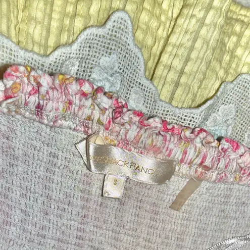 Love Shack Fancy  Patchwork Floral Halter Cambria Mini Dress size Small - Image 8