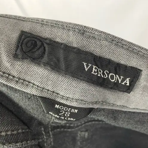 Versona Dark Gray Modern Fit Skinny Jeans 28