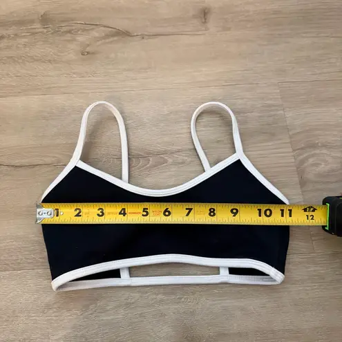 CSB SERENITY AYLA CROP Two Tone Sports Bra Black