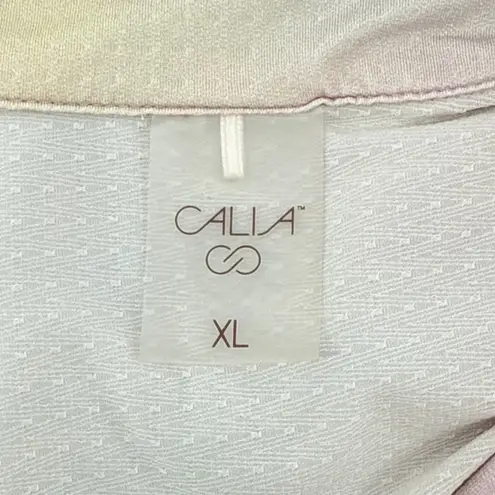CALIA Golf by Carrie Underwood Soft Clouds 1/2 Zip UV L/S Top XL Thumbhole Pink