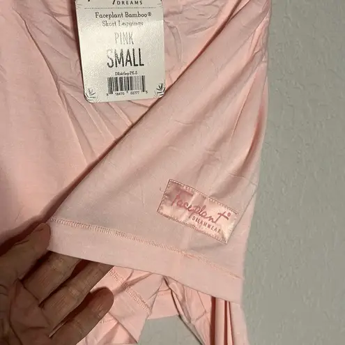 NEW Faceplant Dreams Bamboo Ultra Soft Skort Leggings Pink Loungewear Spa Relax