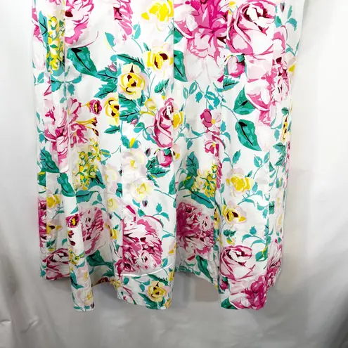 Ronni Nicole Plus Size 18 Midi Dress Floral A Line Sleeveless Spring Easter 793