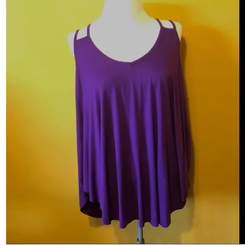 Zeagoo Tank Top Purple Loose Fit, New, S