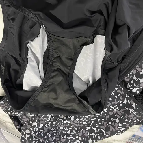 Lands End 5" Quick Dry Swim Shorts Suit 18W NWOT Black Size 4