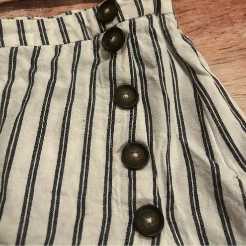 Altar'd State Altar’d State women’s navy/white pin striped skirt size medium