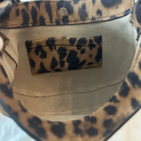 Reformation  Rosetta Mini Leopard-Print Suede Shoulder Bag thumbnail 4