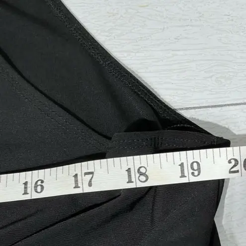 MSK Black Halter Embellished Cocktail Evening Dress NWT Size 1X