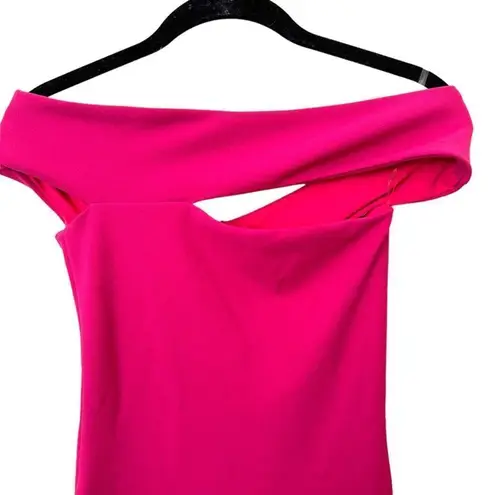 Nookie Tyler Scuba Midi Dress in Hot Pink NWT Sz XS