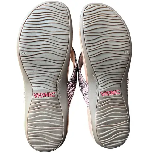 Vionic LUCIA TOE POST SANDAL WOMEN'S size 11