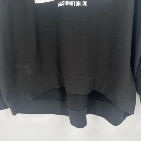 SoulCycle West End Washington DC Large Black Spellout Pullover Sweatshirt