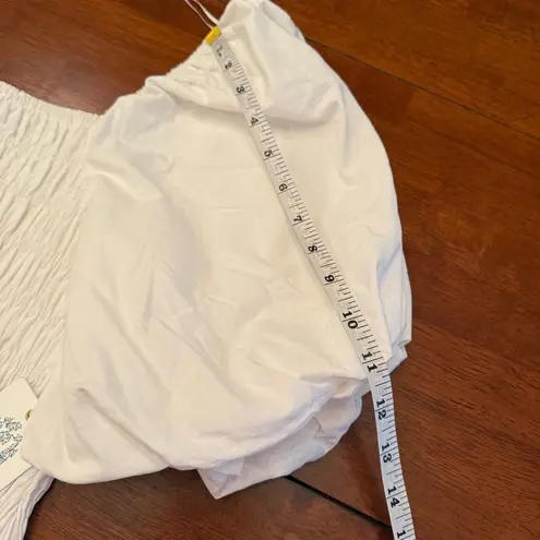 Tuckernuck Hyacinth House NWT Catarina Smocked Puff Mini Dress White Size XL