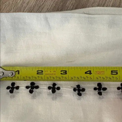 India Collection Emerson Fry Long Sleeve Button Down Pullover Blouse Top XS White