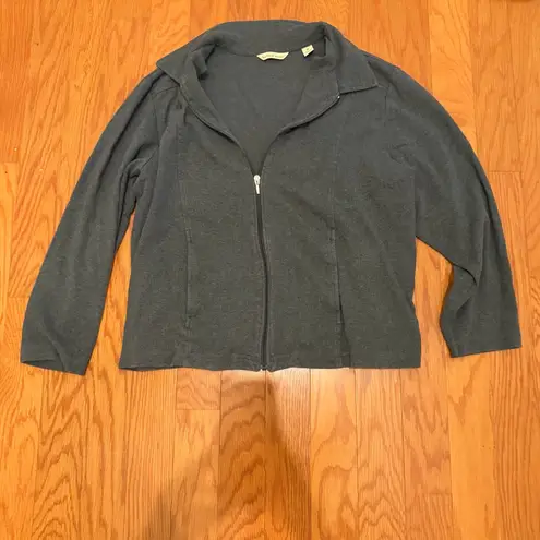 Bechamel Charcoal Gray Apparel Zip