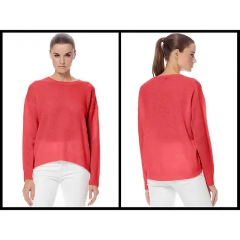 360 Cashmere 💕💕 Camille 100% Cashmere Sweater ~ Raspberry Pink Large L NWT