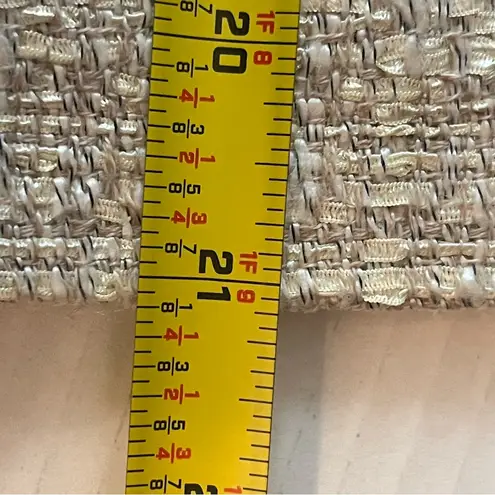 Talbots  Tan Cream Woven Academia Office Pencil Skirt NWT Size 6P - Image 13