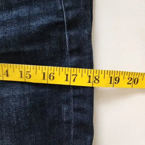 Liverpool Jeans Vintage Super Dark Michelle Denim Capris Size 6/28