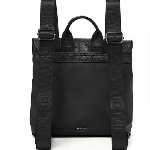 Botkier New York Black Nylon/Faux Leather Mini Trigger Backpack