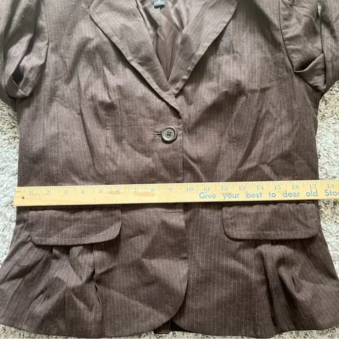 Banana Republic  Women’s Blazer Brown Size 8 Career Suit Business Casual Jacket