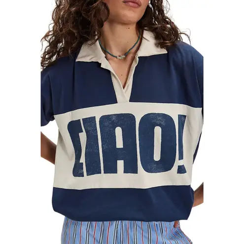 Daydreamer Ciao! Rugby Long Sleeve Sweatshirt Size M New w/o Tag MSRP $175