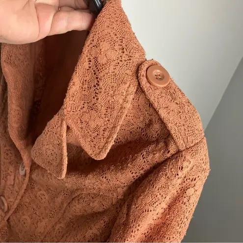 Boutique XXI lace blazer size medium Orange