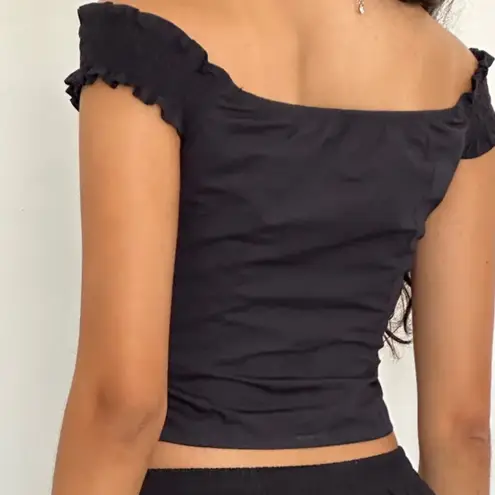 Motel NWOT Bardot Crop Top Corset
