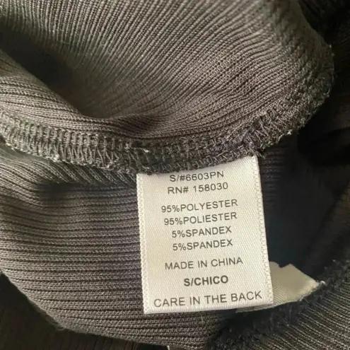 Love Tree 💥 Black Ribbed Flare Leggings S