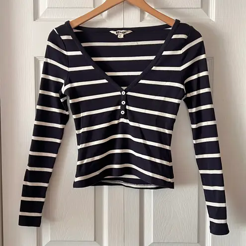 Boden USA Boden Henley Ribbed Top