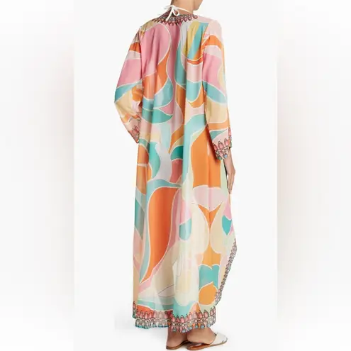 RANEE’S Colorblock Crystal Embellished Swim Resort Island Cover