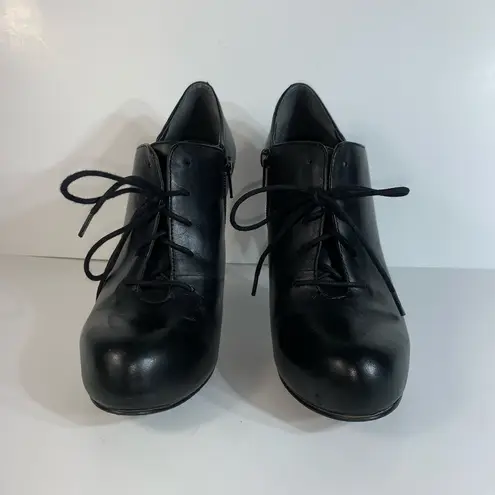 Lauren Blakwell Lauren Blackwell black heeled platform booties size 8.5 M