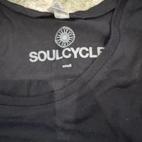 SoulCycle  Black and White Graphic Tank Top