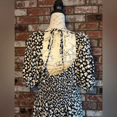 H&M Floral Black and White Dress from 