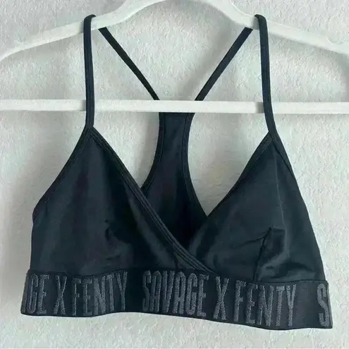 Savage X Fenty Black Racerback Bralette Size XS/S