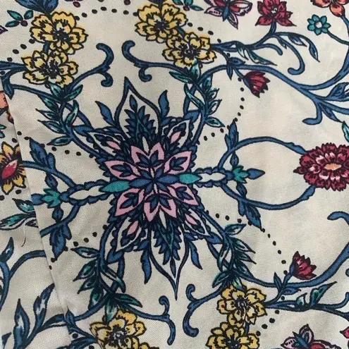 Boho Bohemian KIMONO duster Small beige blue Gypsy Purple