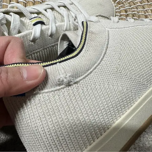 Rothy's Rothy’s Women’s Lace Up Knit Sneakers Shoes Washable Casual in Vanilla Ivory 10