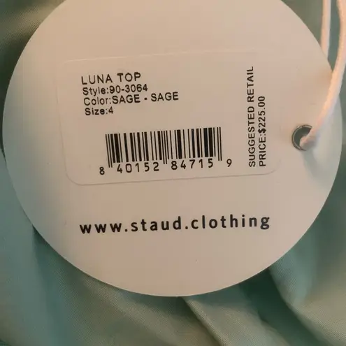 STAUD NEW Luna sage top size 4
