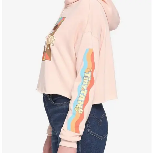 Dynamite TINY TAN BTS KPOP Crop Pull Over Hooded Sweatshirt Women’s Teen Size L