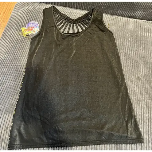 Y2K Retro Apple Bottoms Jeans 1X Colorful Swirl Funky Tank New With Tags