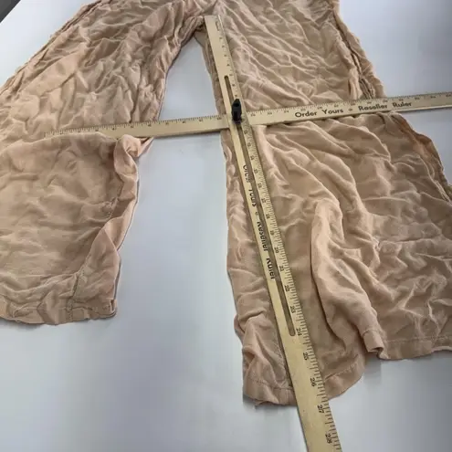 ONIA Pants Womens Medium Sunset Stand Wide Leg Flowy Sheer High Slit Coastal