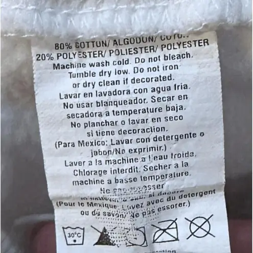 Russell Athletic Boise State White Pink Hooded Sweatshirt Small Petite