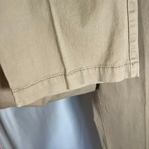 Dockers Womens Khaki Pants Size 16M Beige Chino Casual Cotton Blend