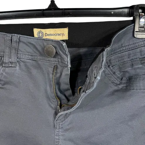 Democracy SZ 6 “Ab”technology Skinny Ankle Jeans Stretch Mid-Rise Zip-Fly Gray