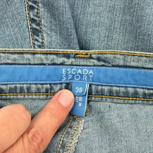 Escada Sport Linda Slim Special Jeans Blue Denim Size 38 / US 8