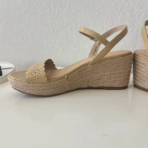 Kate Spade  Nude Wedge size 8