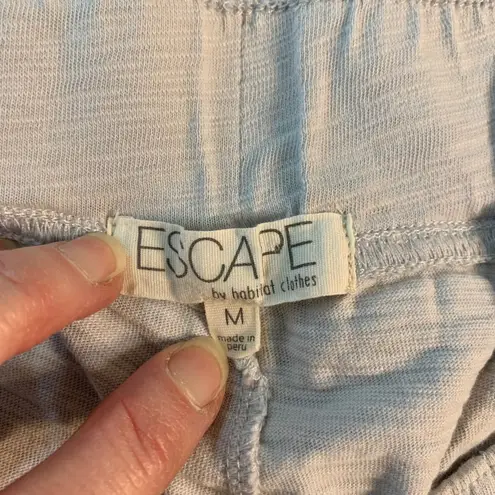 Escape by Habitat Clothes Womens Crop Pants Size M Resortwear Cruise Vacation Gray Size M