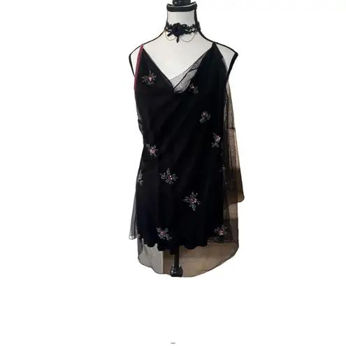 Say What? 3 FOR 1! 3 PC. Y2K VTG. WHIMSY GOTH DARK FAIRY BUNDLE LARGE EUC